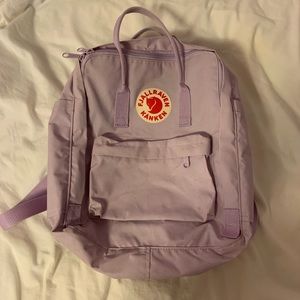 Authentic Fjallraven Kanken backpack- Pastel Lavender